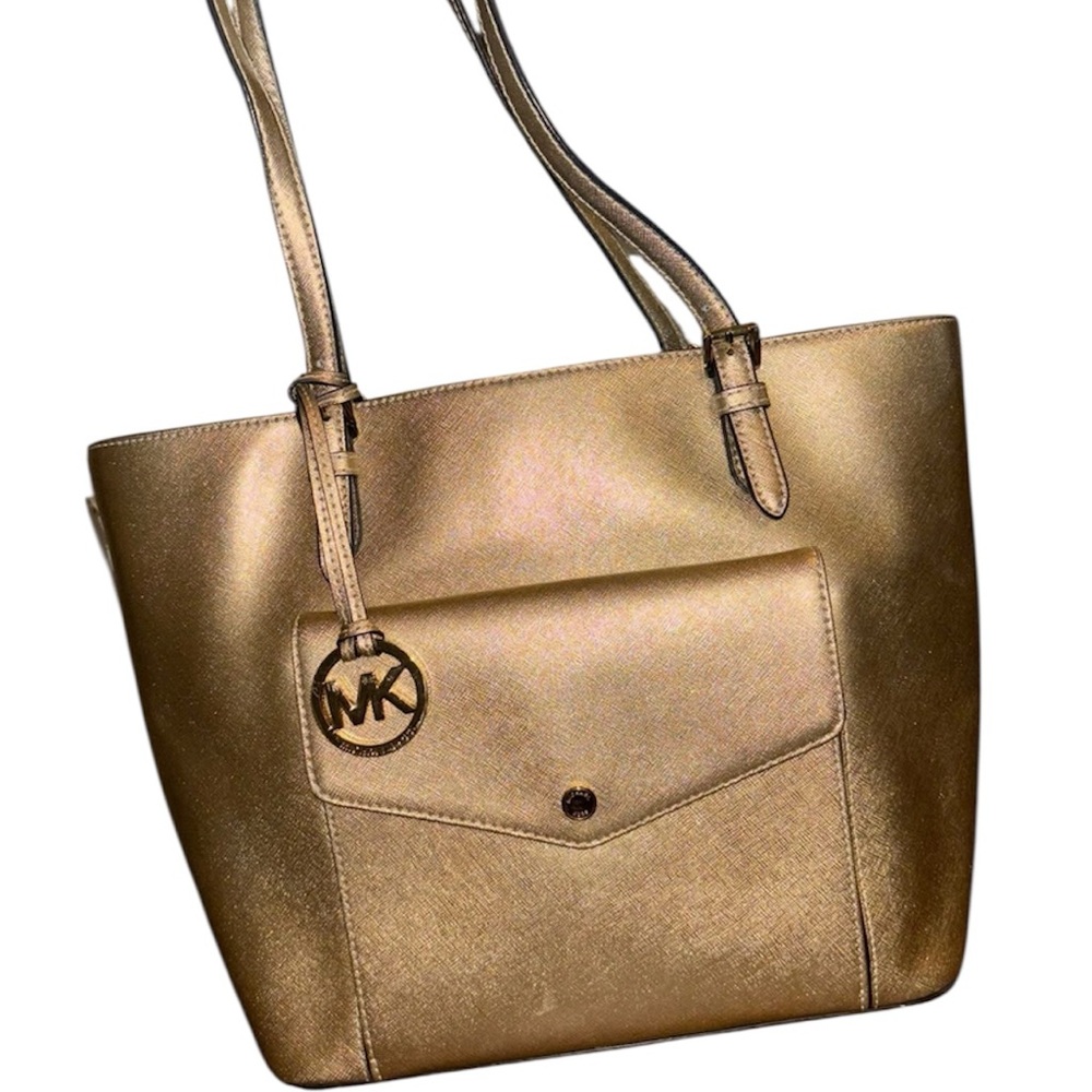 Michael Kors Shimmering Gold Tote
